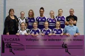 VoCASA volleybal Nijmegen meisjes A1 2013-2014