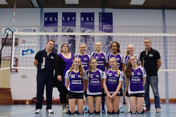 VoCASA volleybal Nijmegen Meisjes A1 2014-2015