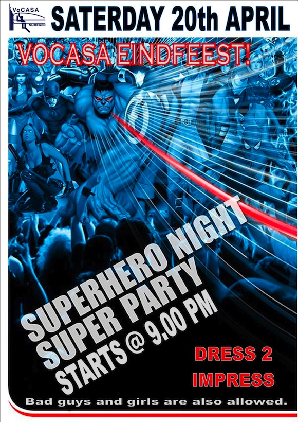 superhero night 20 april 2013