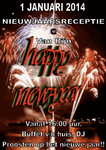 Nieuwjaarsborrel Van Rijn 1 januari 2014