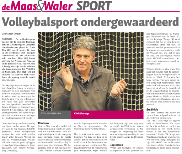 Artikel Chris Konings Maas en Waal