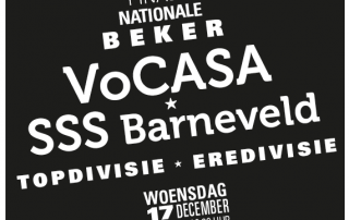 Poster VoCASA volleybal Nijmegen Heren 1 2014-2015