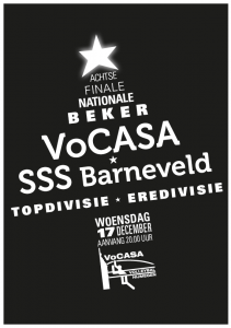 Poster VoCASA volleybal Nijmegen Heren 1 2014-2015