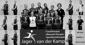 VoCASA Dames 1 VoCASA volleybal Nijmegen 2015-2016