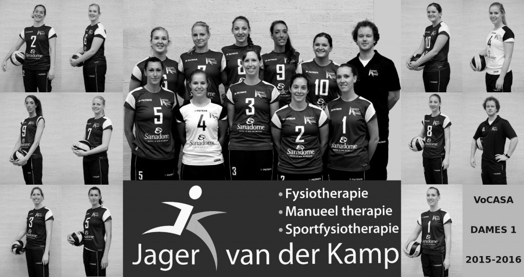 VoCASA Dames 1 | VoCASA volleybal Nijmegen 2015-2016 | beker Eurosped TVT