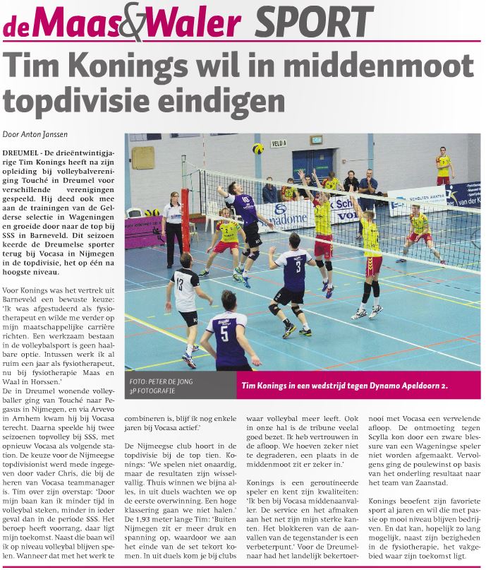 Tim Konings wil in middenmoot topdivisie eindigen