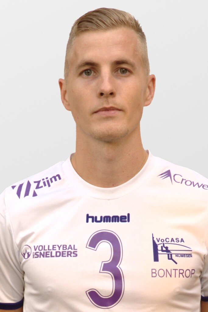 Hoofdtrainer Erik Gras van VoCASA volleybal Nijmegen Heren 1