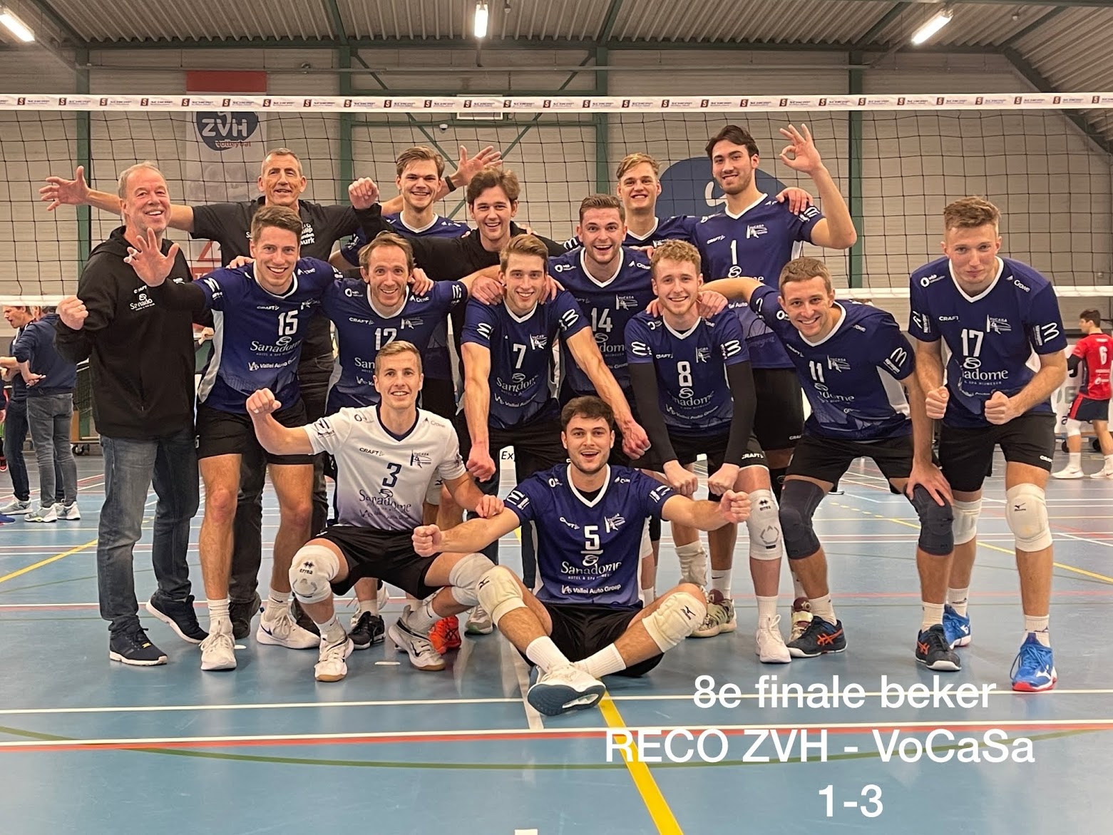 emotioneel Wennen aan modus Winst in beker VoCASA H1, door naar kwartfinale 8 febr - VoCASA volleybal  Nijmegen