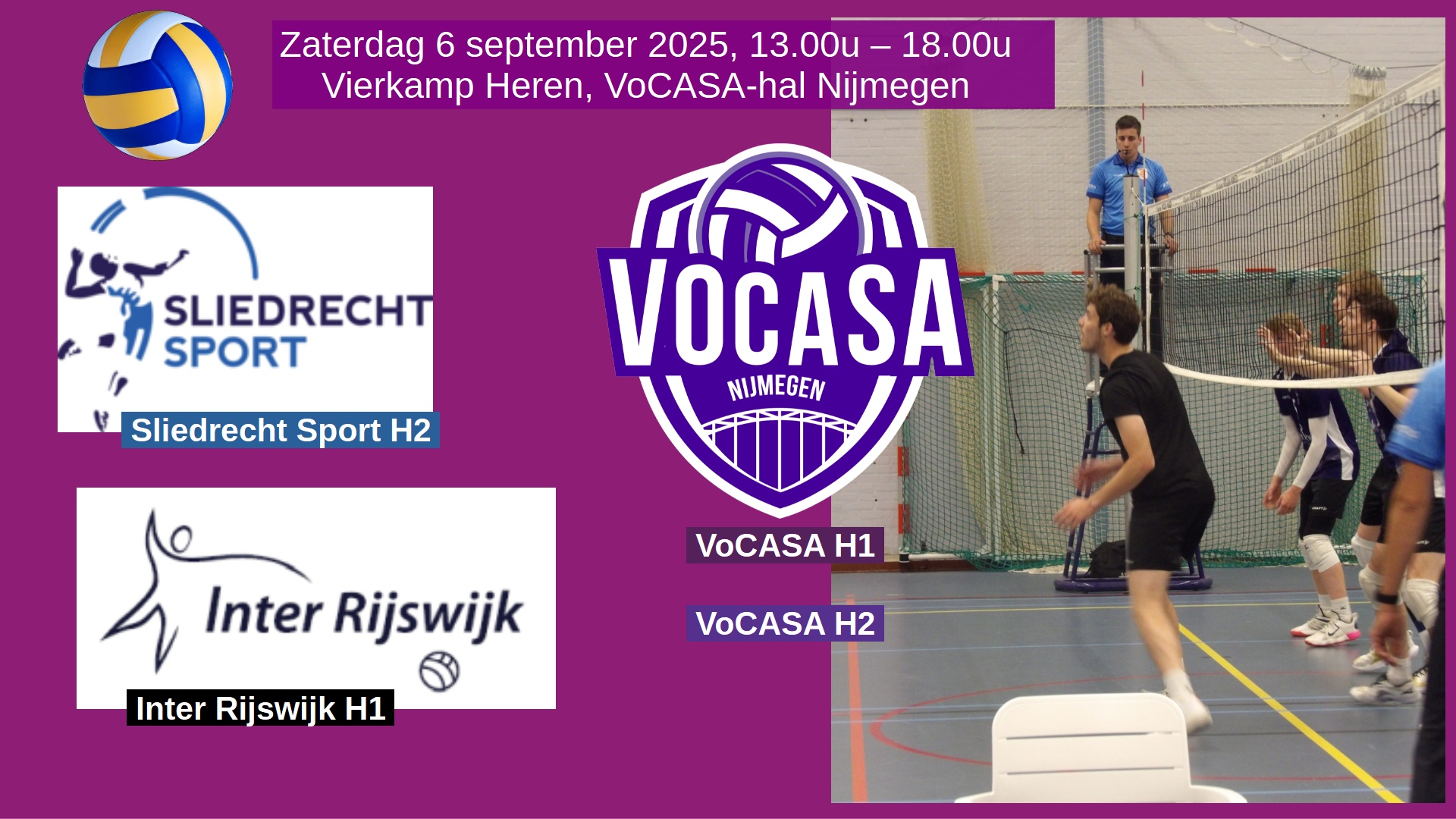 6 sept 2025 VoCASA livestream op Youtube