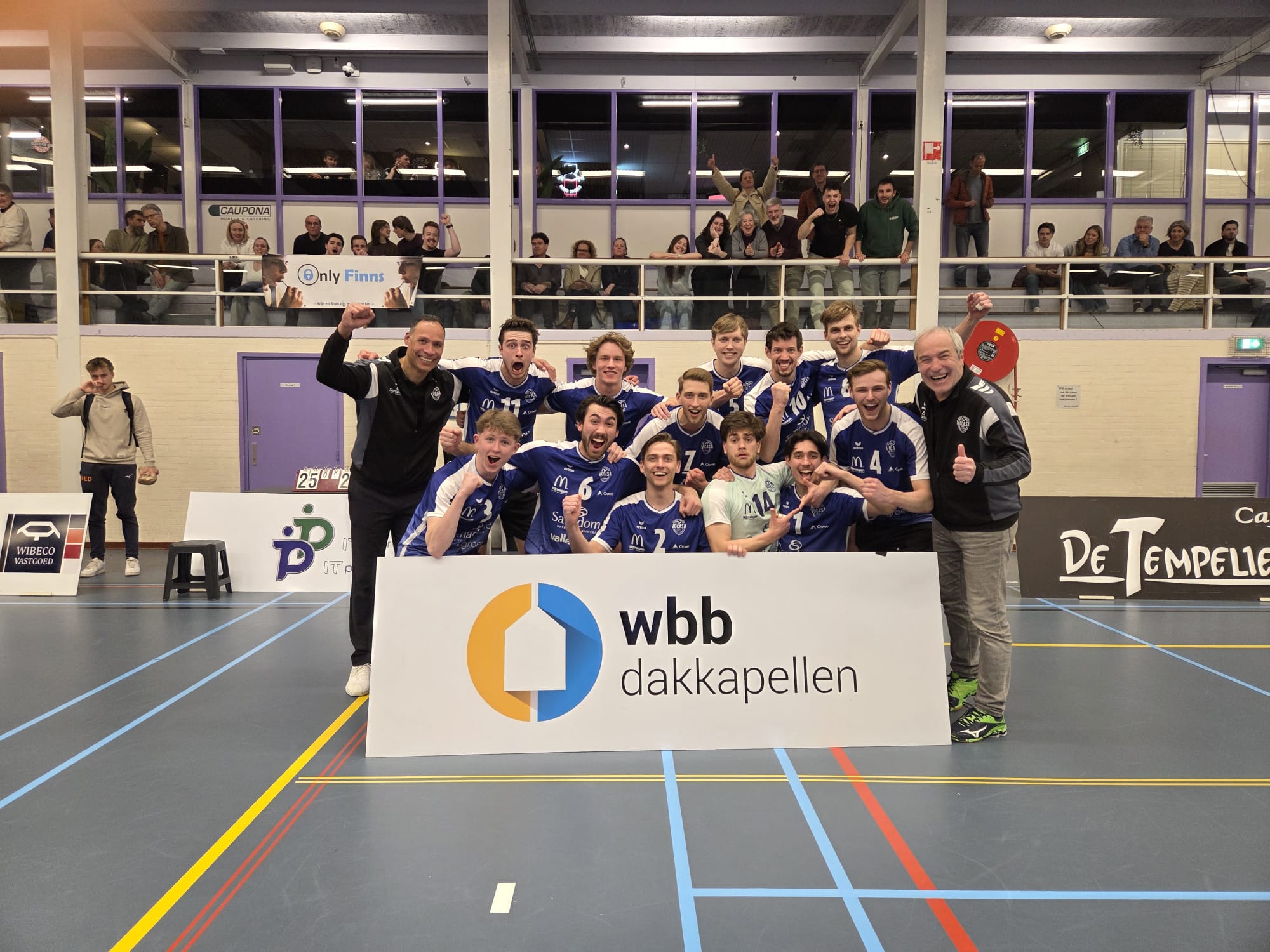 VoCASA H1 na 3-0 winst op Keistad, 21 mrt 2026